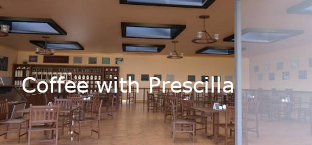 Coffee with Prescilla adult sex game