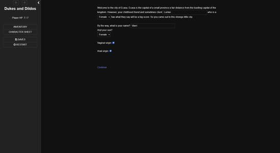 Dukes & Dildos adult sex game