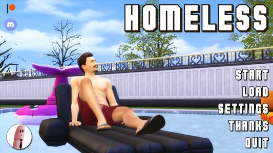 Homeless adult sex game
