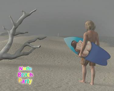 Nude Beach Party adult sex game