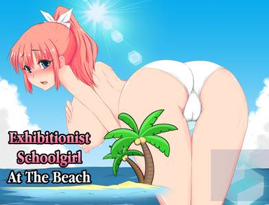 Exhibitionist Schoolgirl At Beach adult sex game