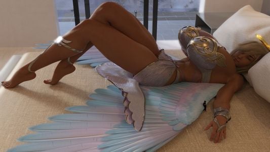 Everyone Has Giantess Angel Waifus in Heaven adult sex game